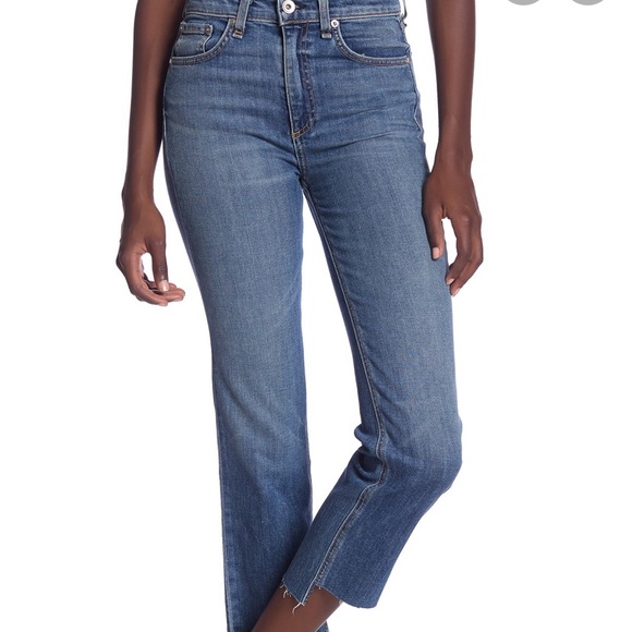 Rag & Bone stovepipe step hem jeans - Picture 8 of 8